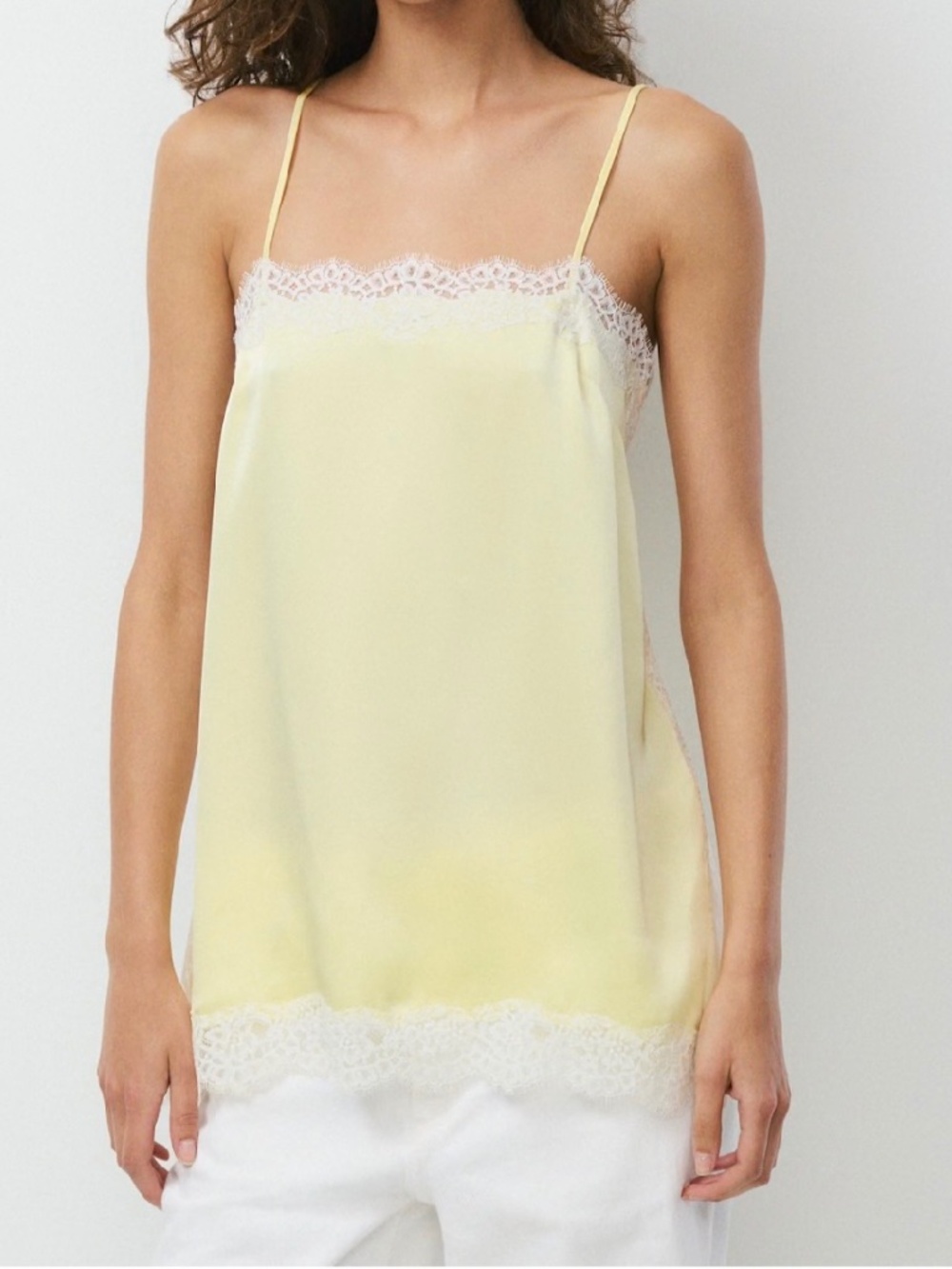 Aritzia Serif Satin Camisole